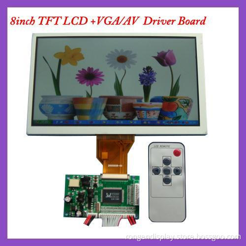 8inch High Brightness LCD Screen and Driver Board